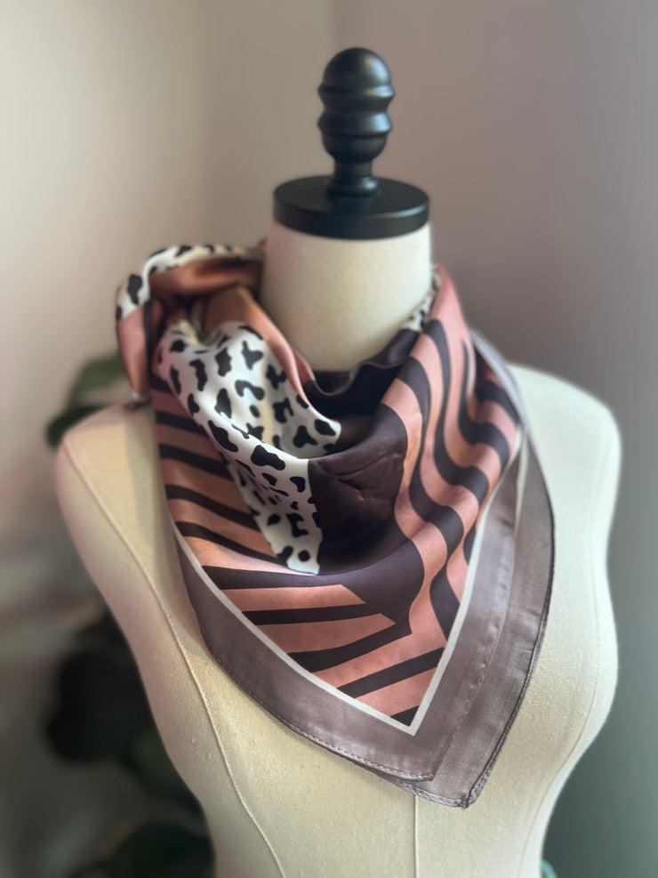 Mixed Wild Media Scarf