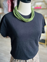 8 Strand Necklace | Sage