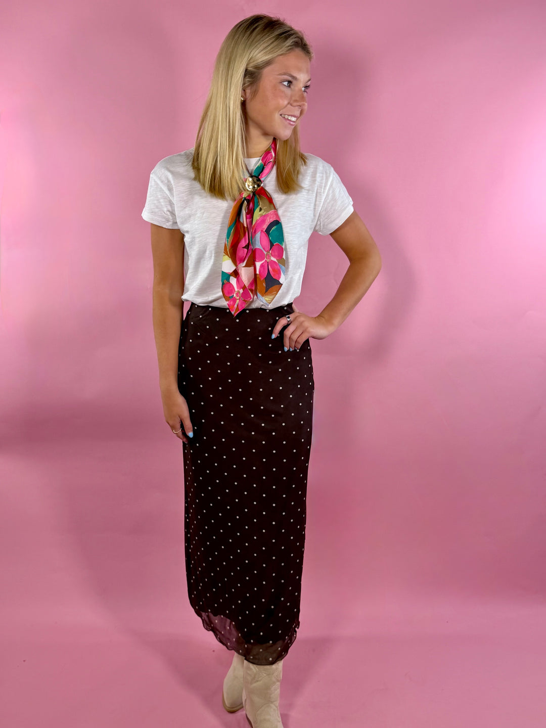 Abstract Petals Neck Scarf