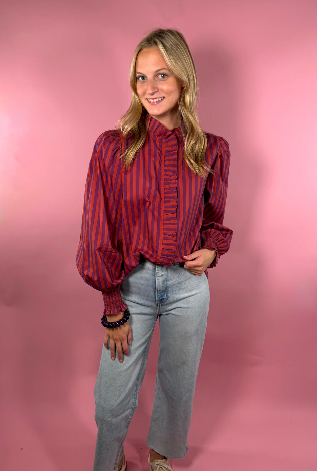 Rowan Stripe Blouse