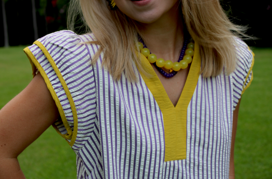 Under the Lights Dress | Purple &amp; Gold