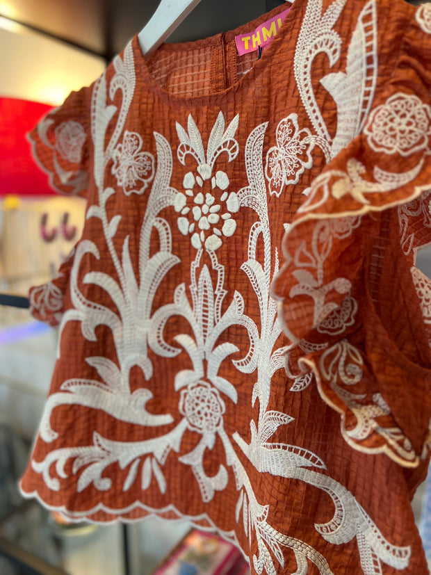 Austin Embroidered Top