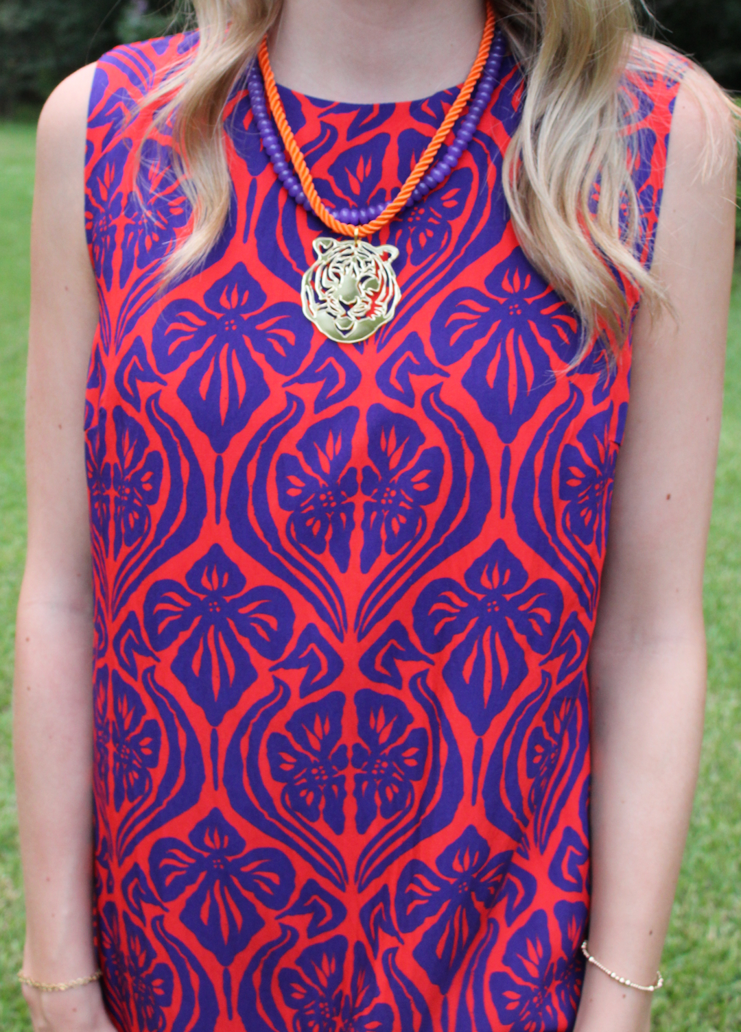 Touchdown Tiger Sheath Dress
