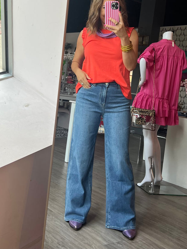 City Wide Leg Denim