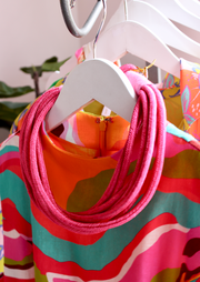 8 Strand Necklace | Pink
