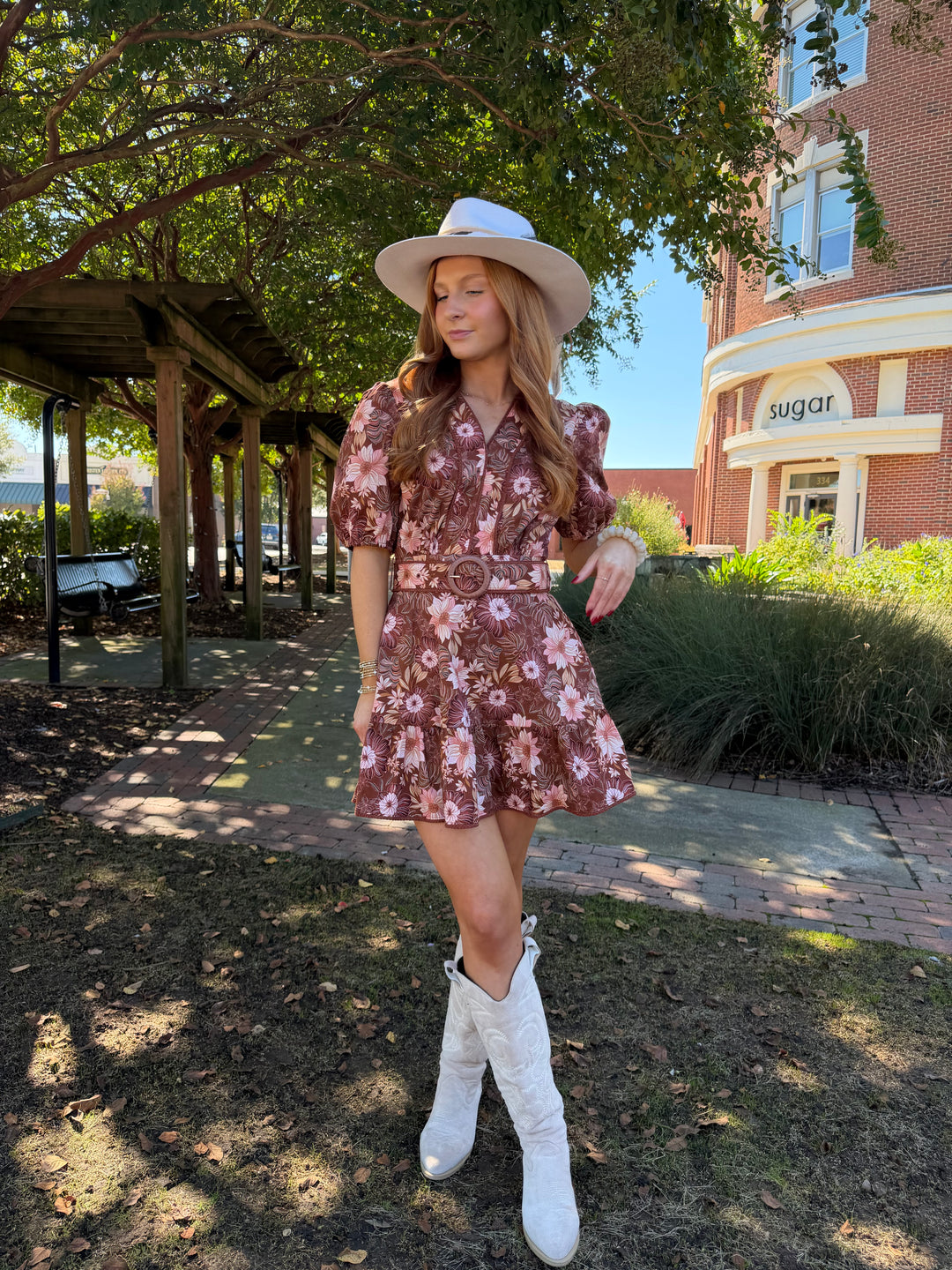 Josephine Belted Mini Dress