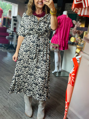 Ikat Blossom Midi Maxi