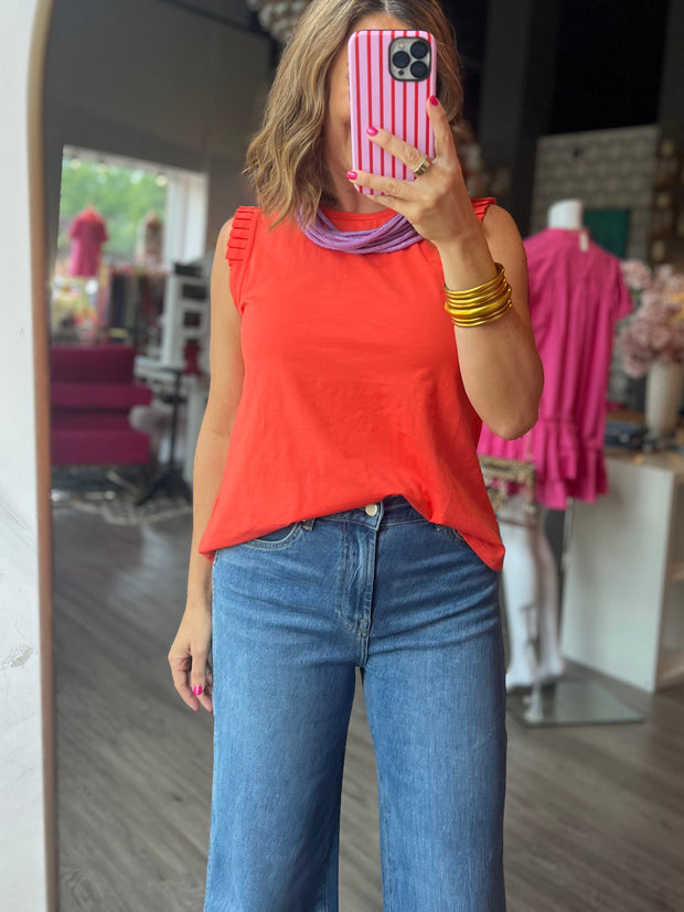 Death Valley Ruffle Knit Top