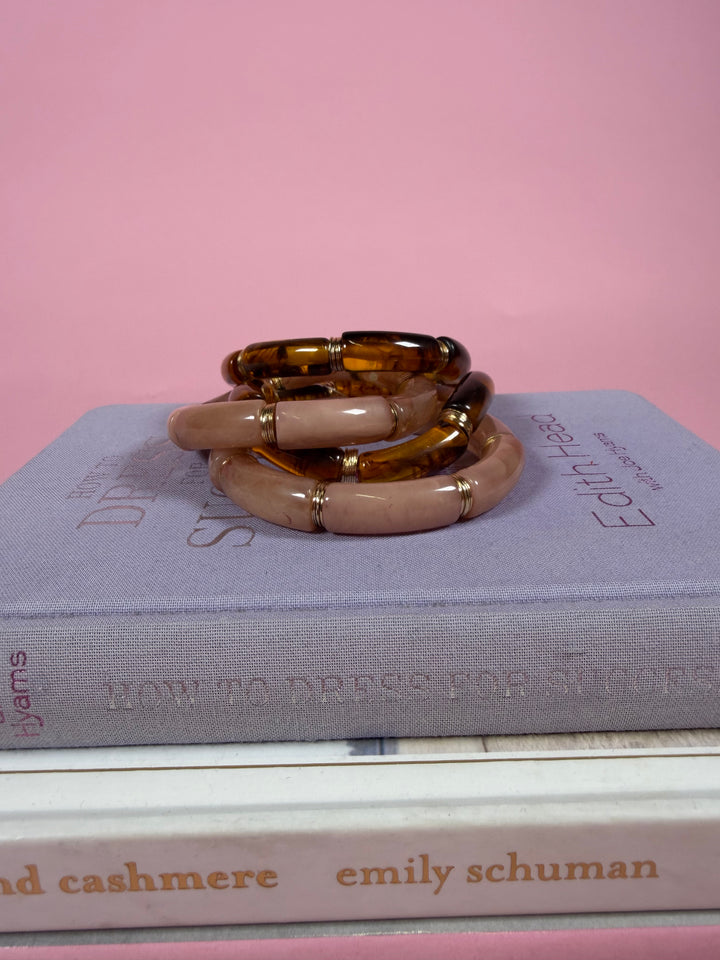 Rose Marbled Bangle