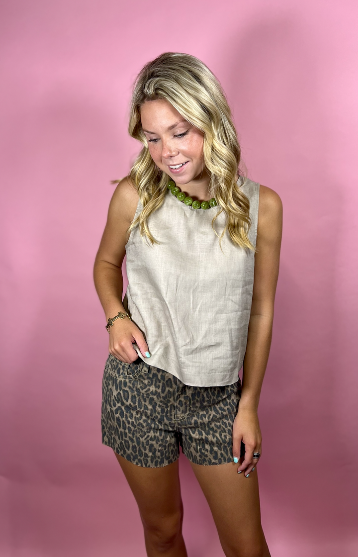 CHEETAH PRINT SHORTS