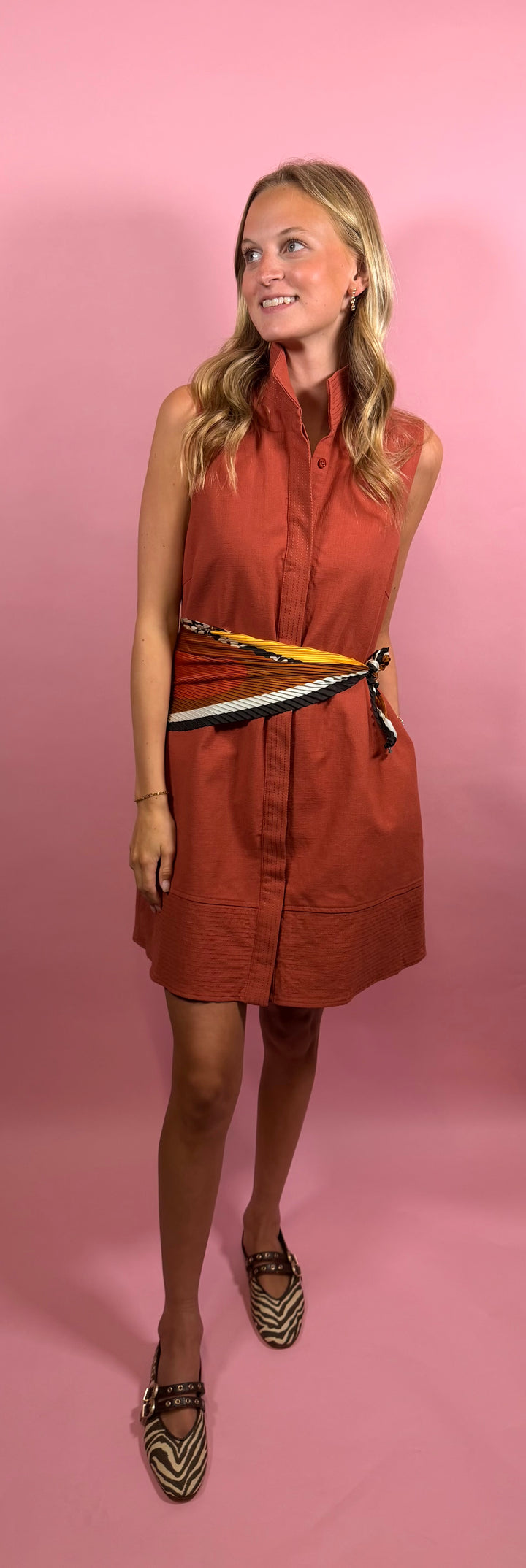 Harvest Mini Dress | Rust