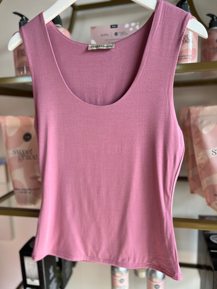 Soft Touch Tank | Rose