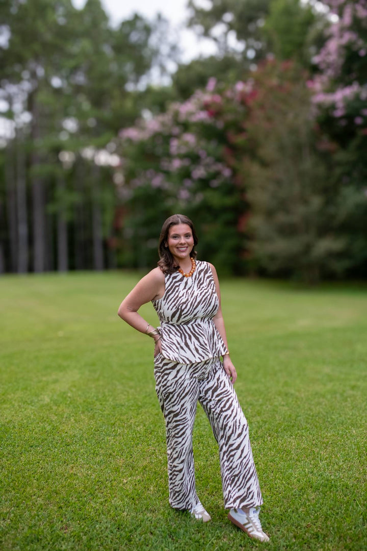 Savannah Stripe Denim Pants