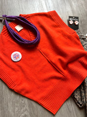 Gwyneth Vest | Orange Flame