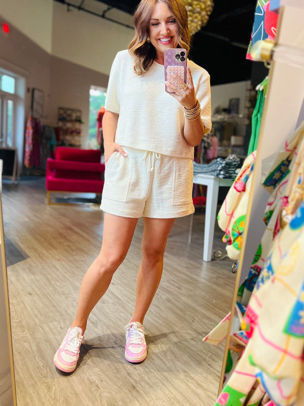 Knox Looped Terry Short | Natural