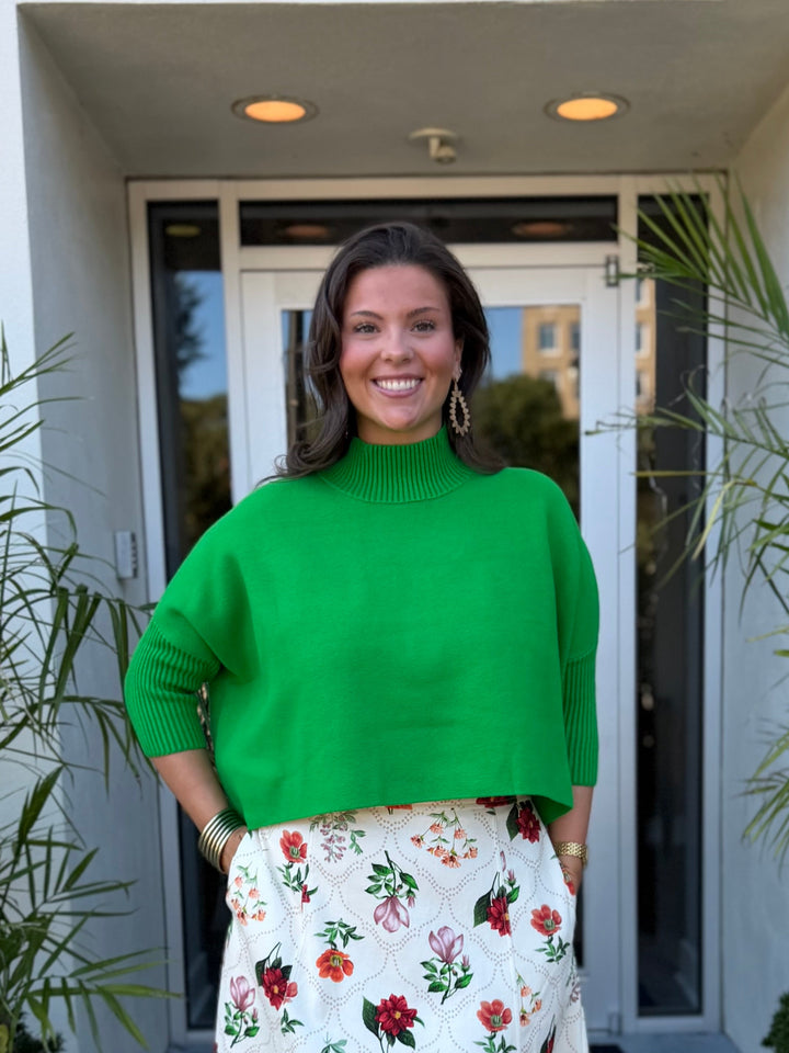 Aja Sweater | Kelly Green