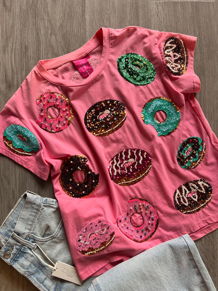 Pink Donut Tee - XS