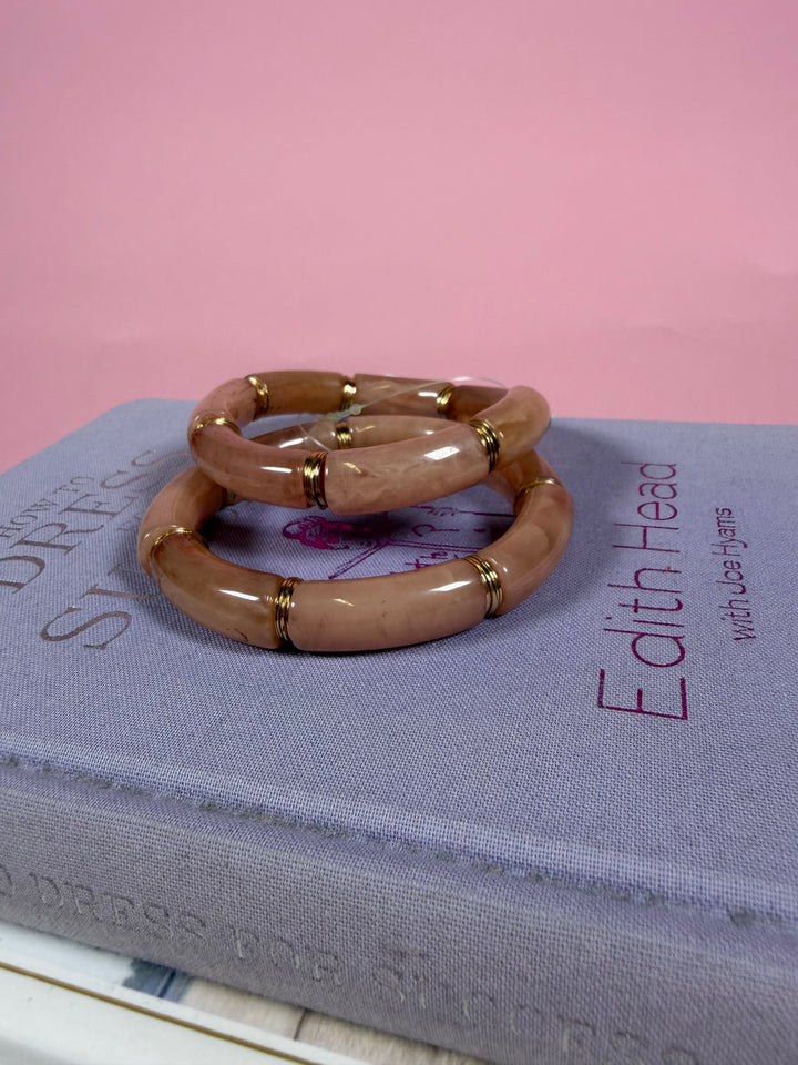 Rose Marbled Bangle