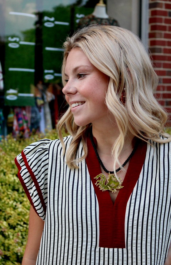 Under the Lights Dress | Garnet &amp; Black