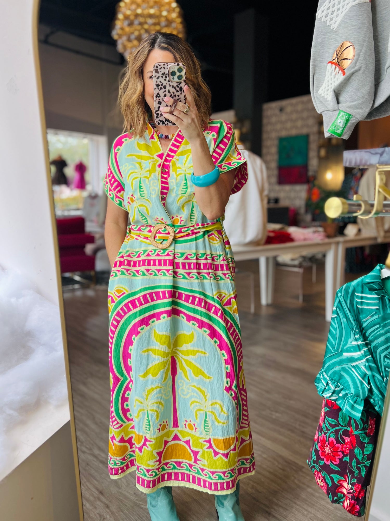Palm Beach Belted Maxi