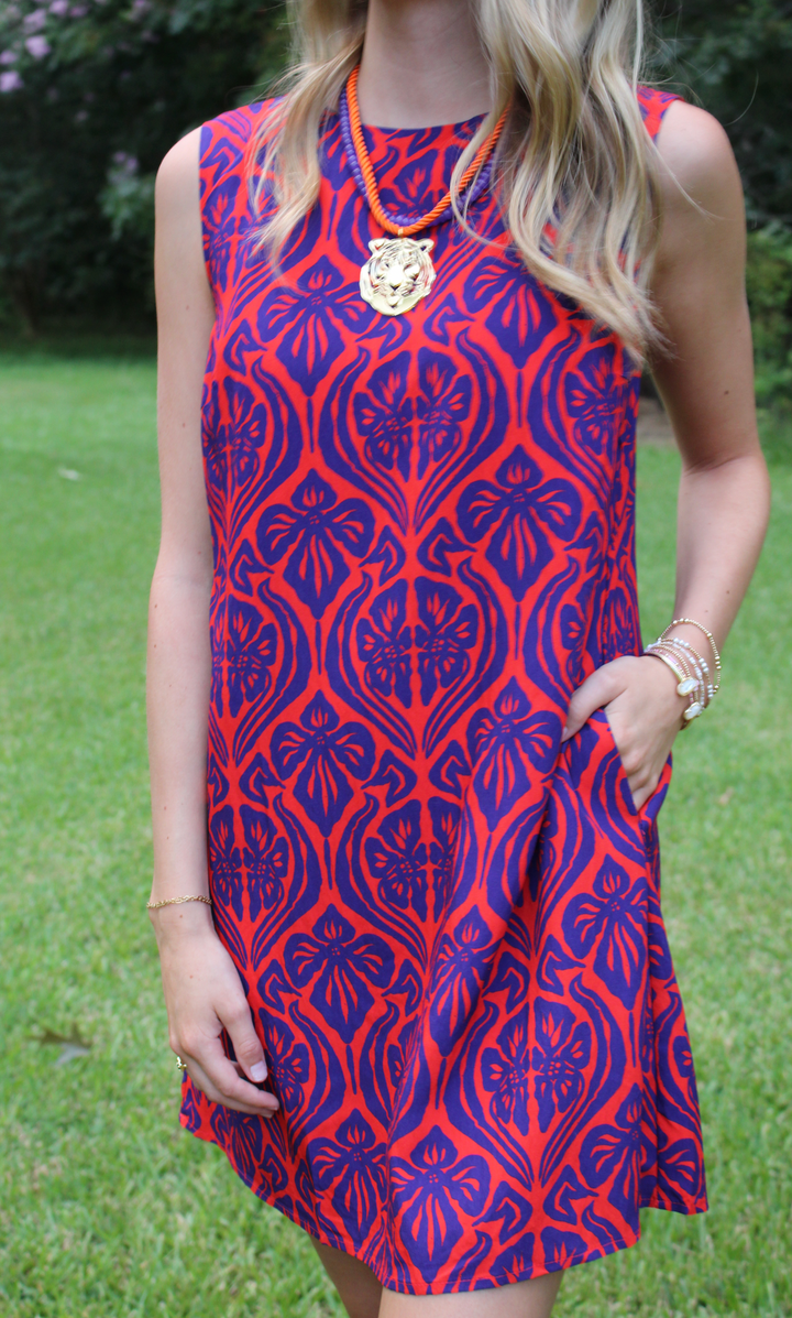 Touchdown Tiger Sheath Dress