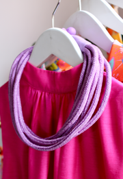 8 Strand Necklace | Lilac