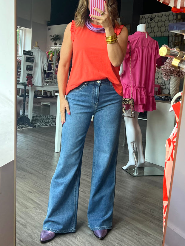 City Wide Leg Denim