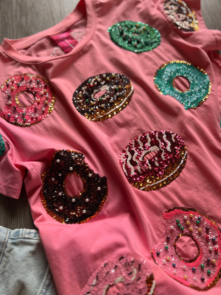 Pink Donut Tee - XS