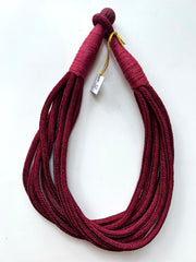 Gameday Slub 8 Strand Necklace | Maroon