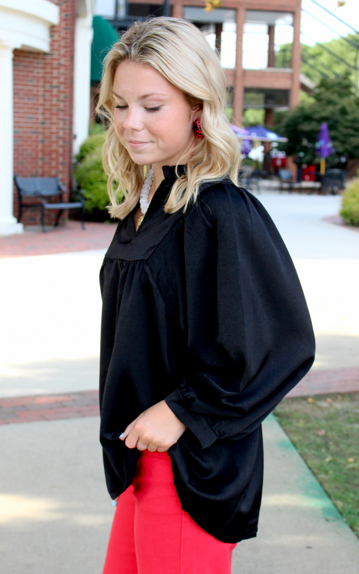 Devon Balloon Sleeve Blouse