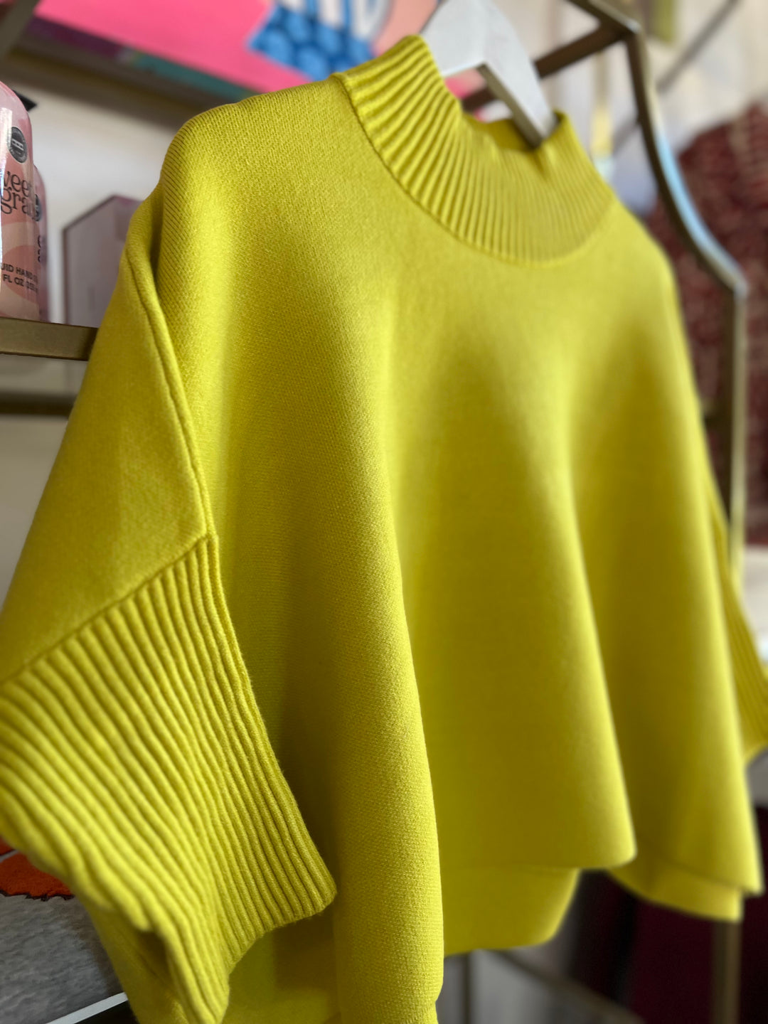 Aja Sweater | Lemon Drop Chartreuse