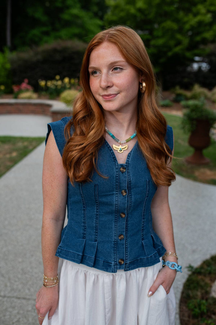 Shania Vest Blouse