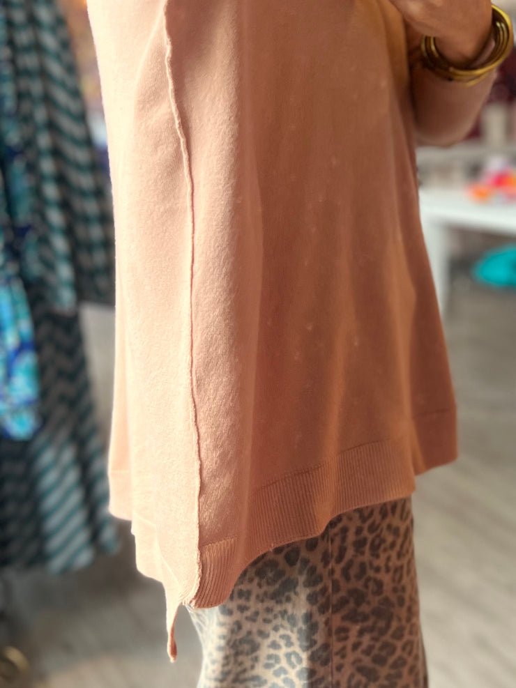 Essential Cashmere Blend Sweater | Camel