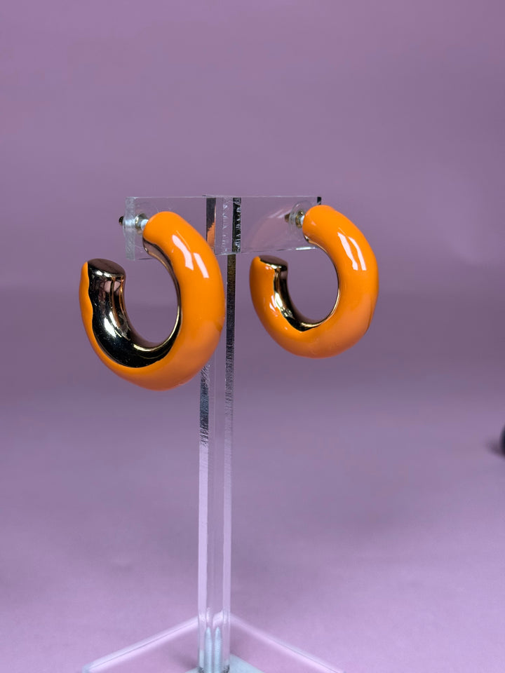 Gameday Glam Hoops | Orange