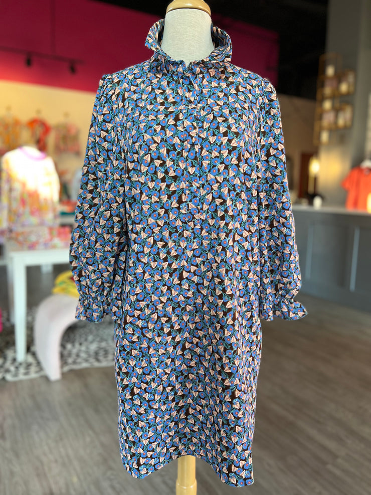 Denver Corduroy Dress | Blue Empire