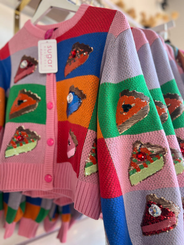 Colorblock Piece of Pie Cardigan