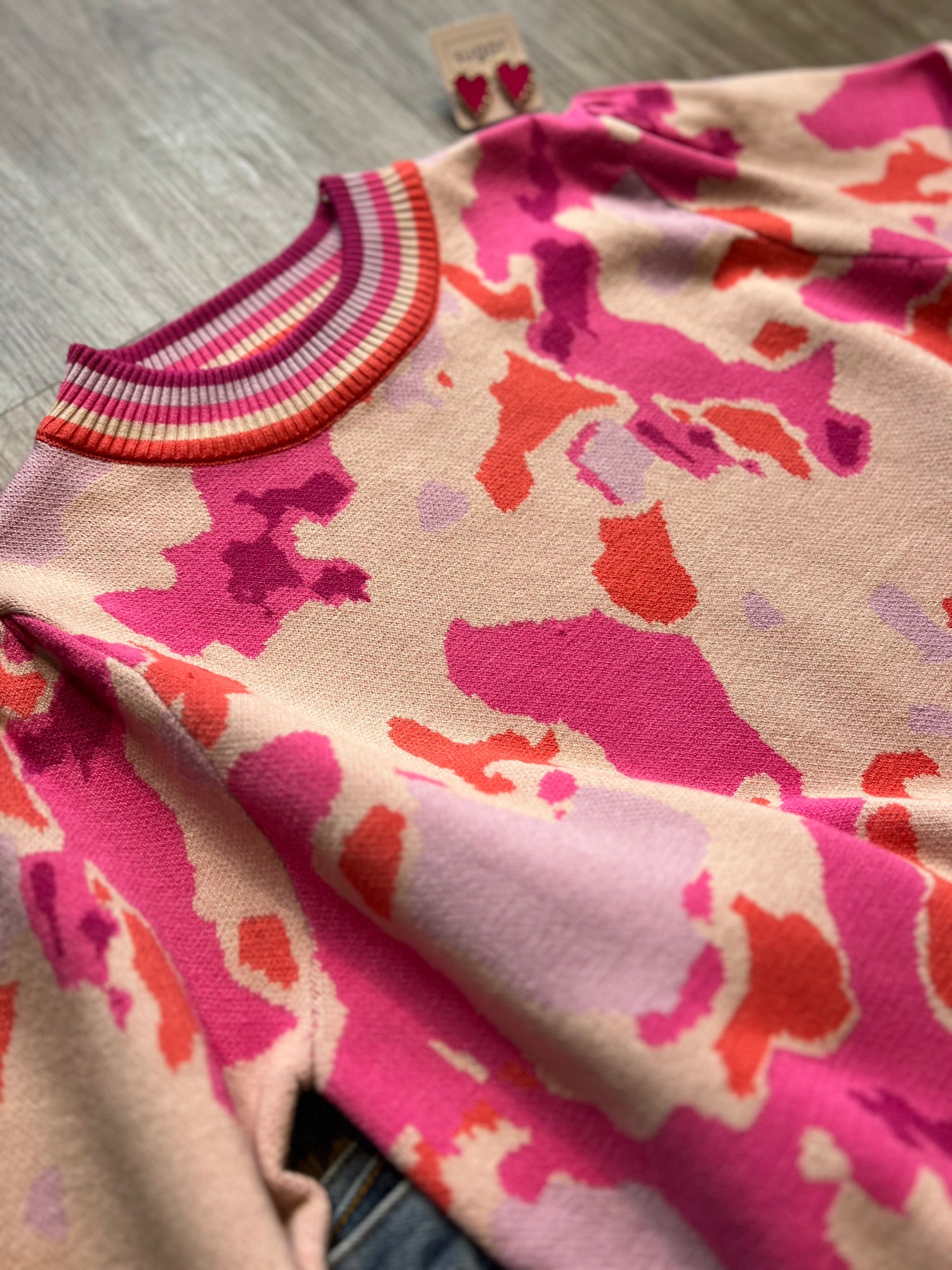 *1/13 PREORDER* Kaley Abstract Sweater