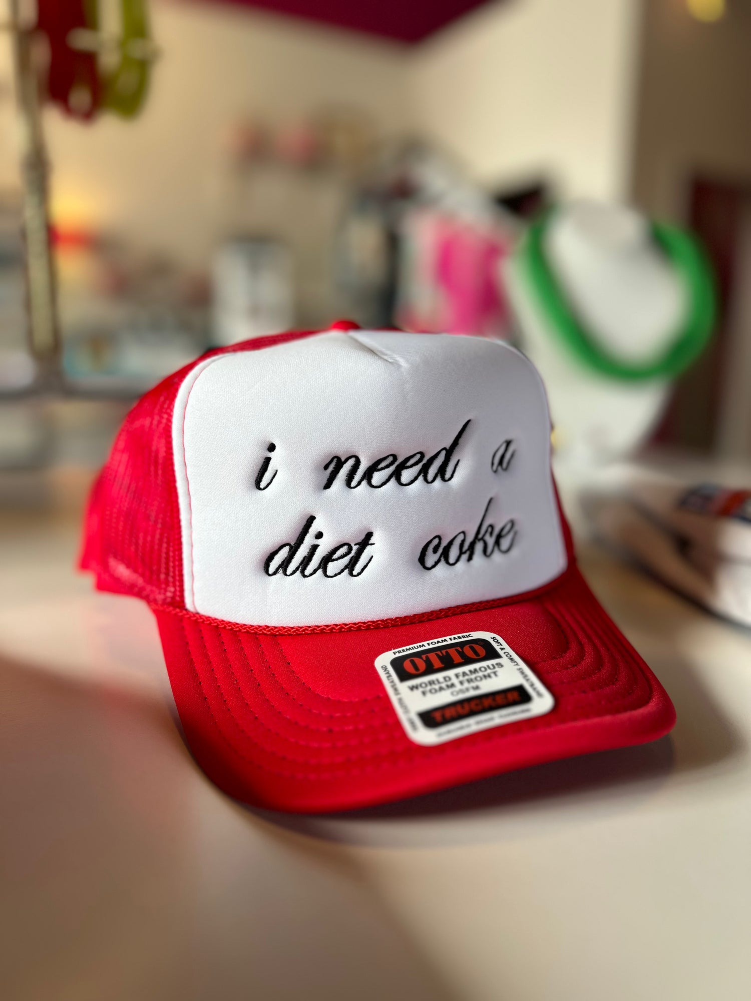 I Need A Diet Coke Trucker Hat