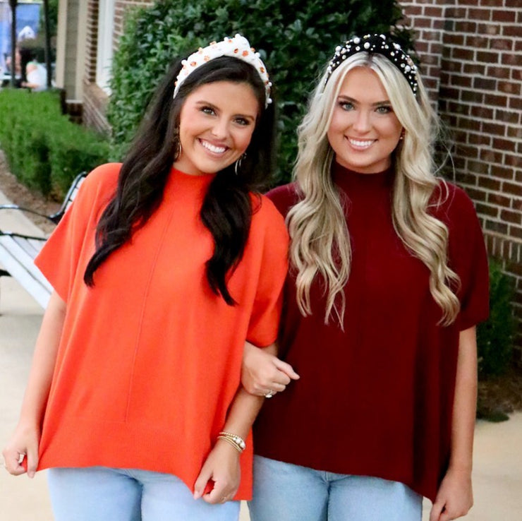 Caroline Top | Ruby Red