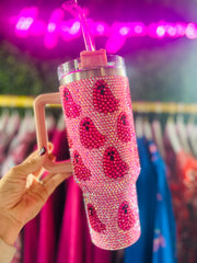 Pink Ghost Tumbler