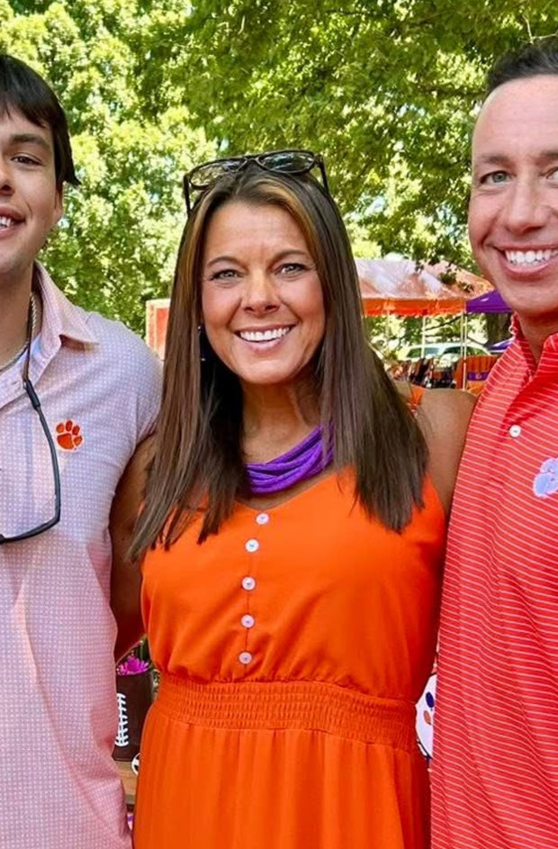 Gameday Slub 8 Strand Necklace | Purple