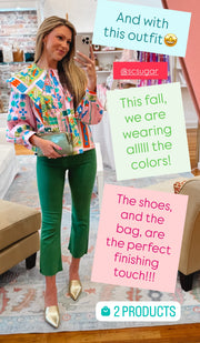 Fruit Frames Collared Top