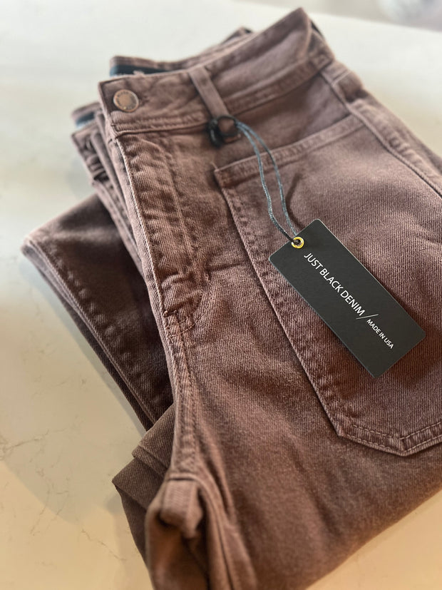 Utility Pocket Wide Leg Jean | Espresso