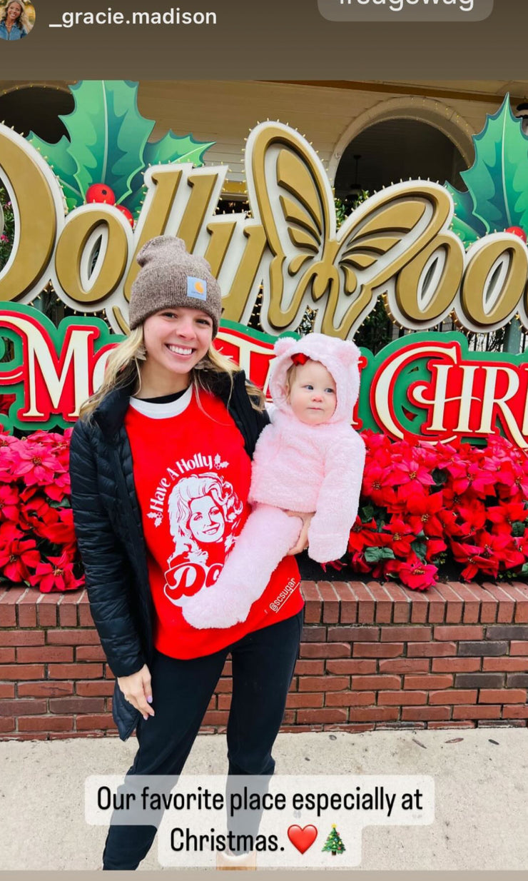 Holly Dolly Christmas Sweatshirt