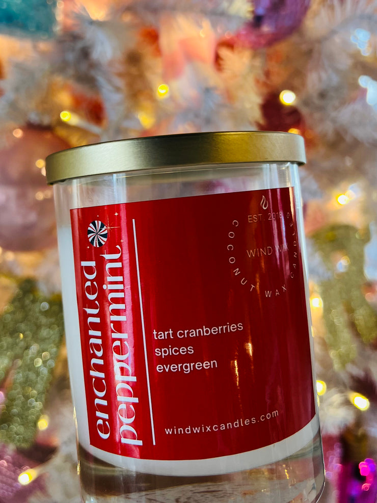 Enchanted Peppermint Candle