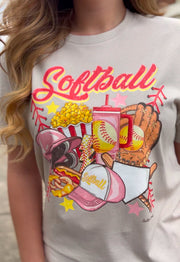 Vintage Softball Tee