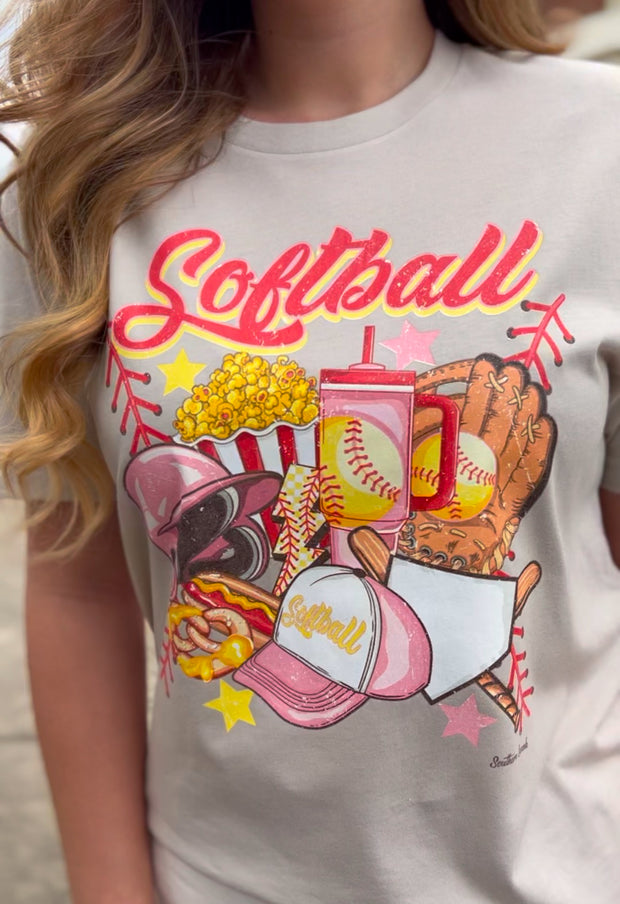 Vintage Softball Tee