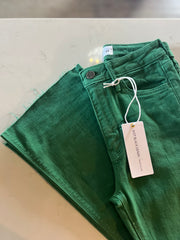 Vintage Cropped Flare | Green