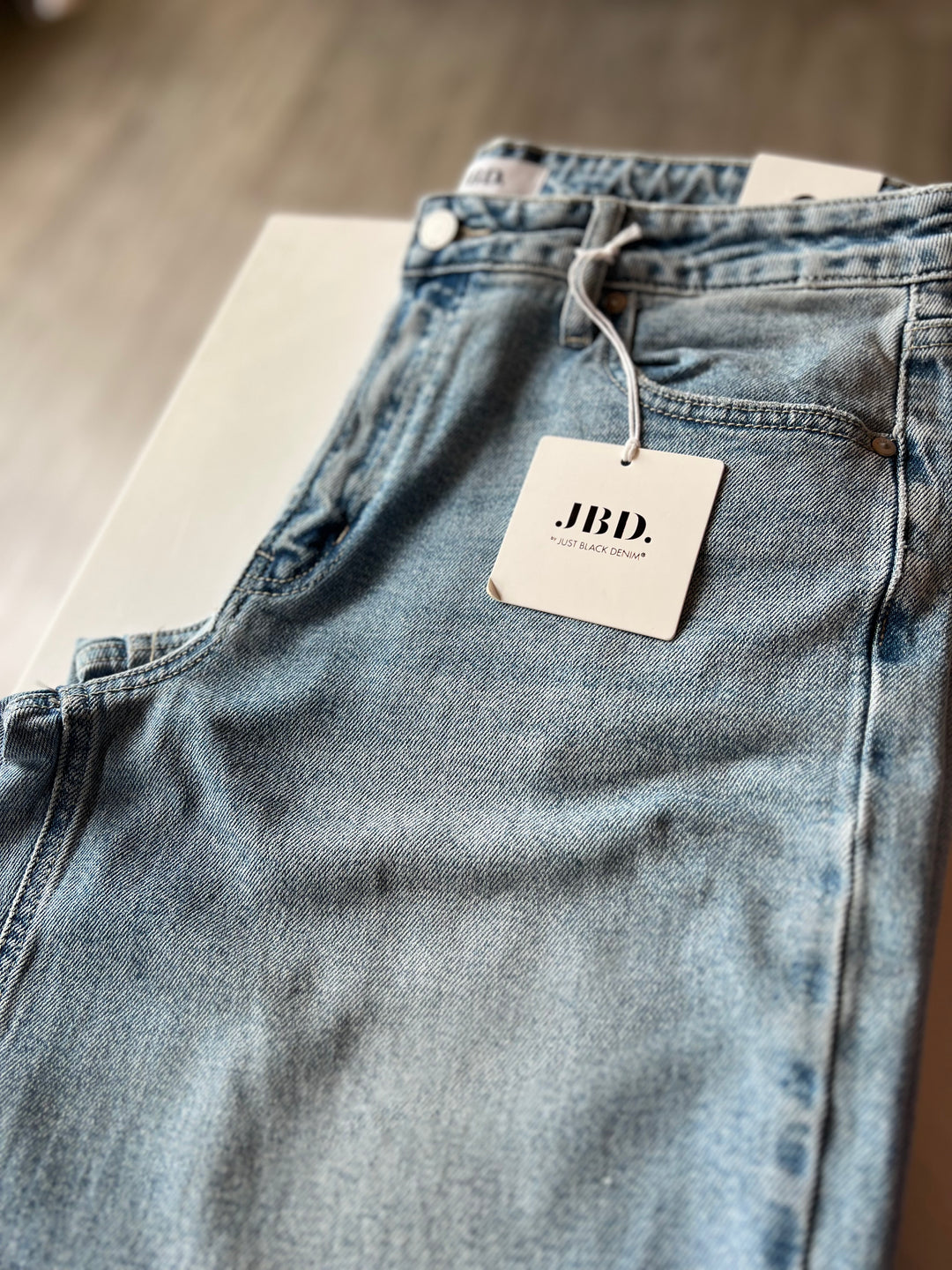 High Rise Full Length Straight | Light Denim