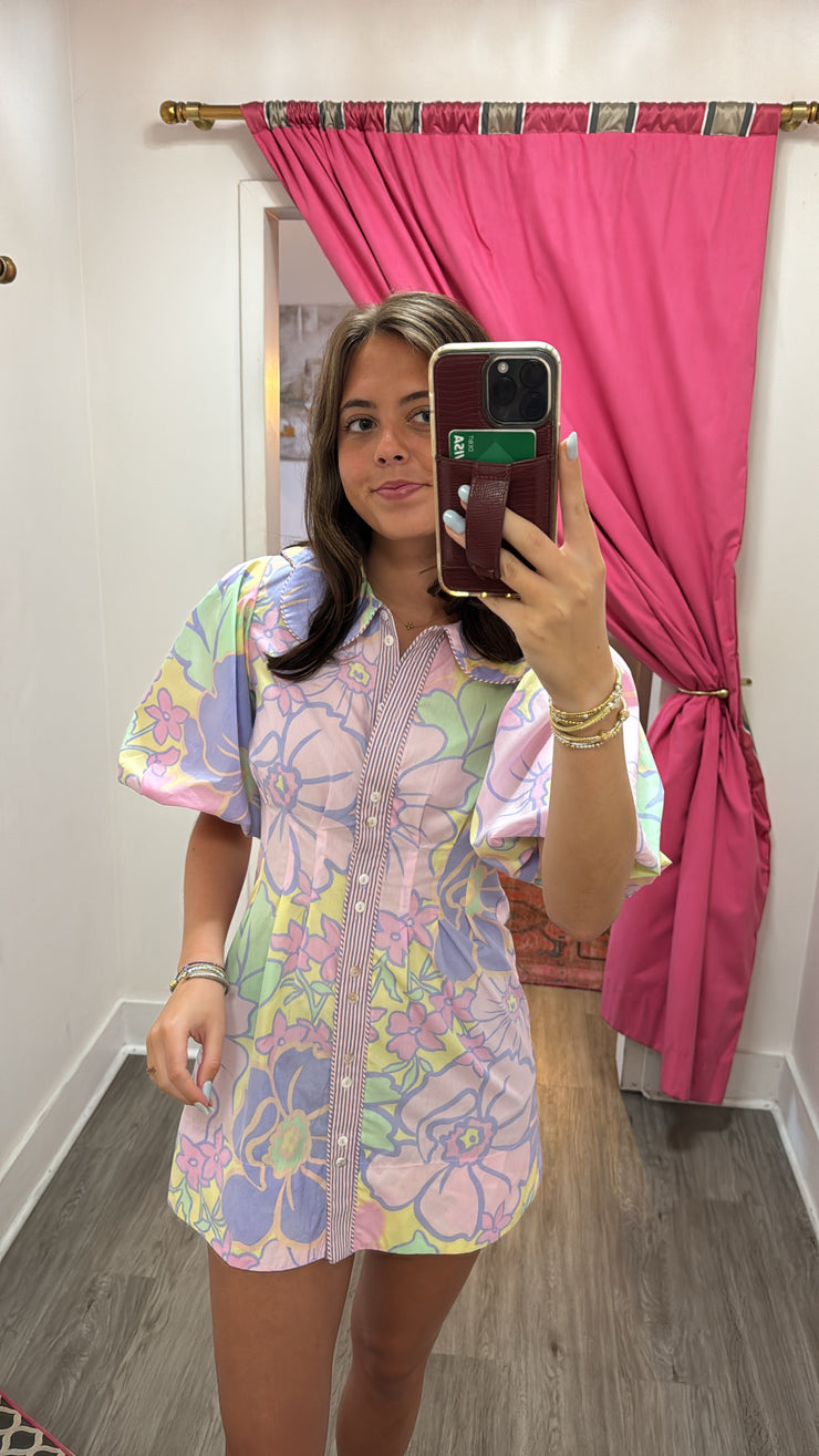 Iris Floral Dress